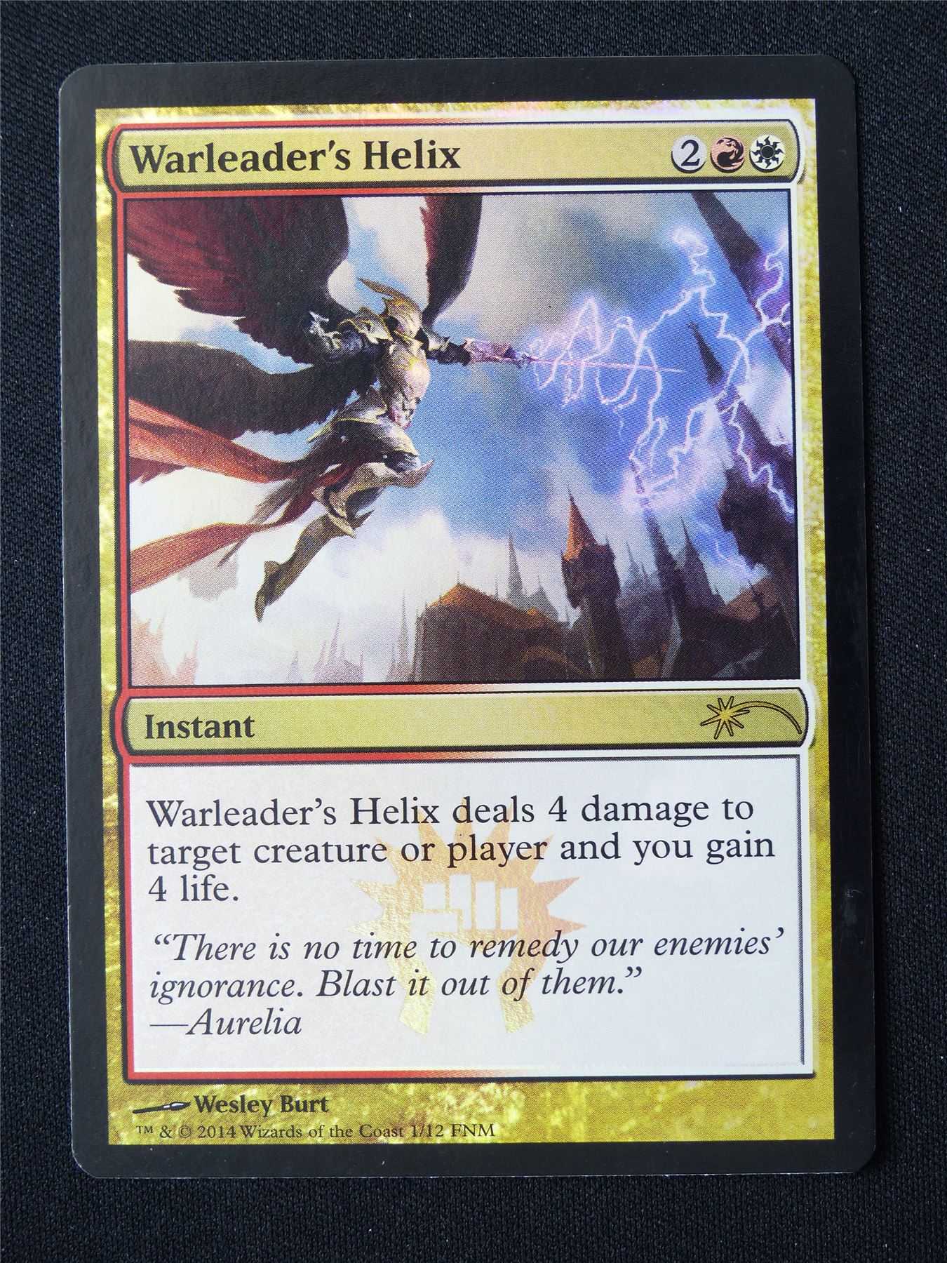 Warleader's Helix Promo Foil - DCI - Mtg Card #4RJ