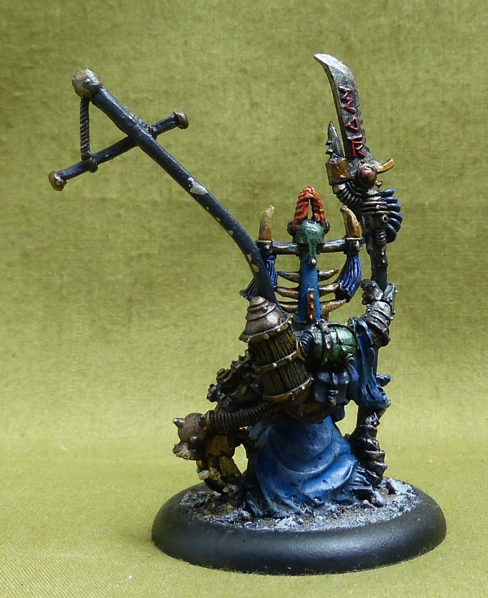 Classic Metal Ikit Claw Chief Warlock First Print painted OOP - Skaven - Warhammer AoS #53J