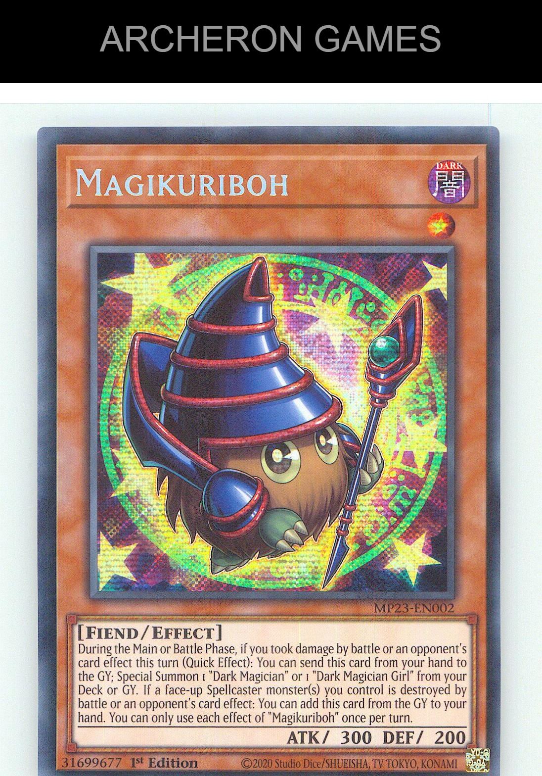 Magikuriboh Prismatic Secret Rare YUGIOH Card 1st Edition