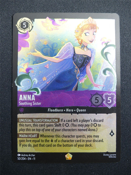 Anna Soothing Sister 50/204 Foil - Lorcana Card #3JF