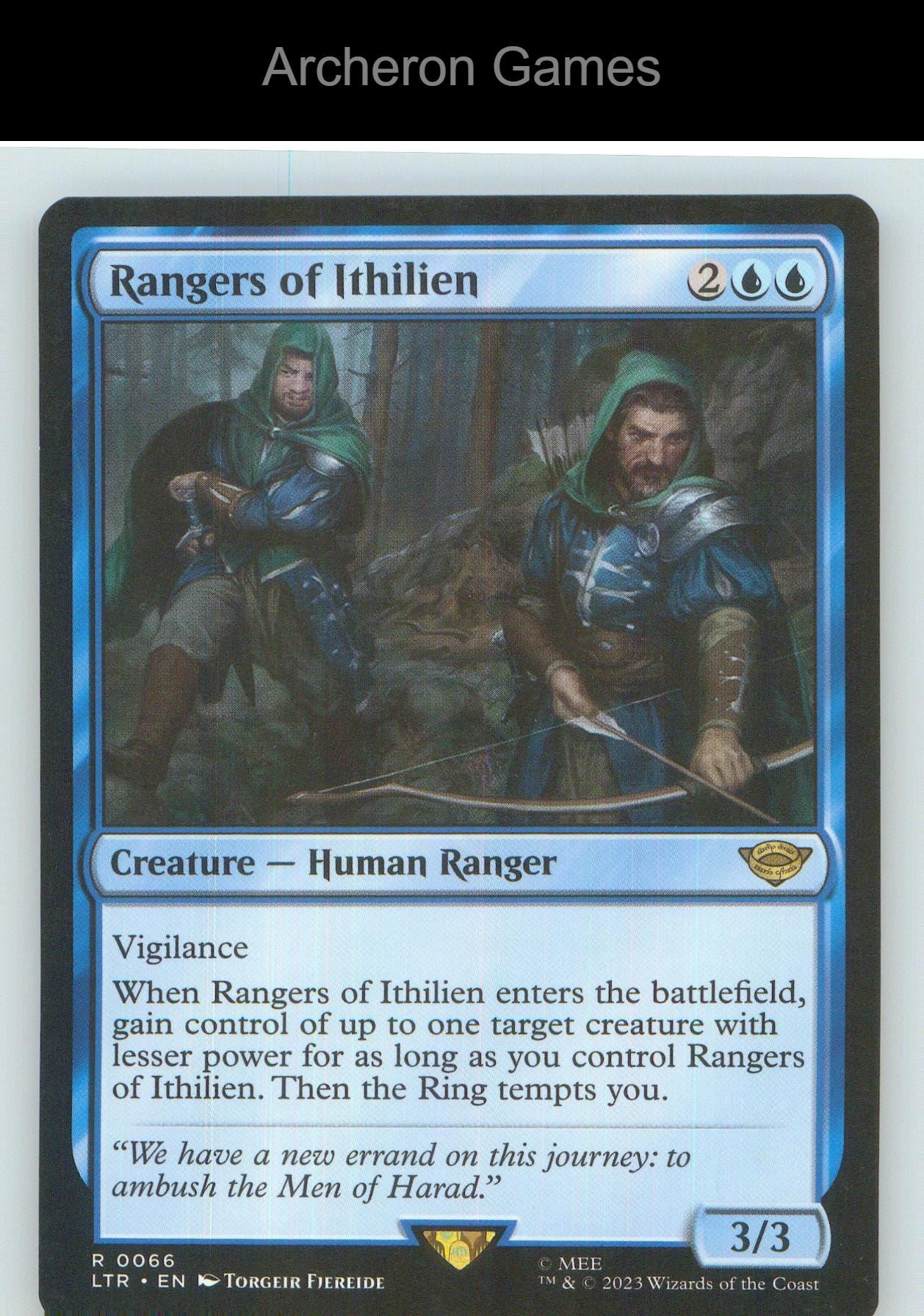 Rangers of Ithilien LTR 66 R MTG Card NM/EX+