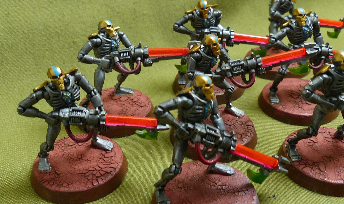 Necron Warriors painted - Necrons - Warhammer 40K #2D1