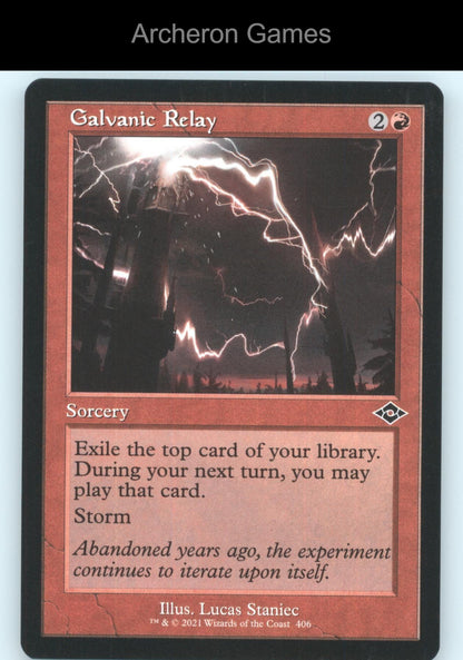 Galvanic Relay (Retro Frame) 406 C MTG Card Modern Horizons 2
