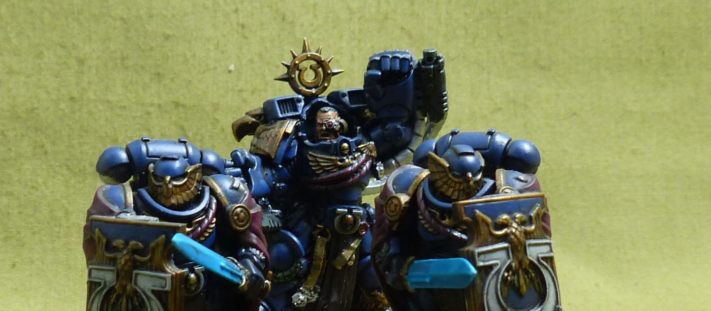 Marneus Calgar with Victrix Honour Guard painted OOP - Ultramarines - Warhammer 40K #2O2