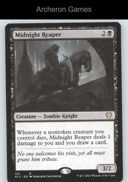Midnight Reaper 125 R MTG Card Commander: Innistrad: Midnight Hunt