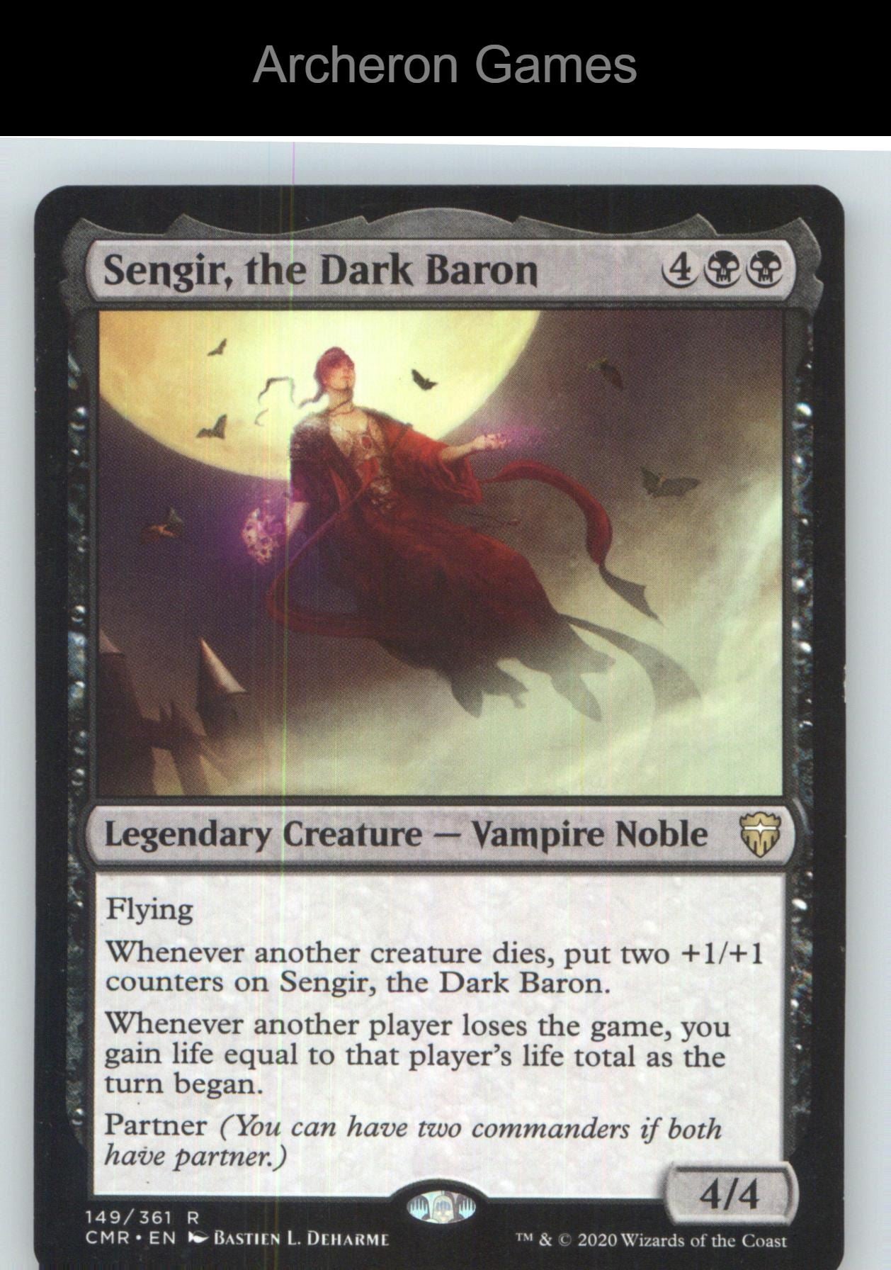 Sengir, the Dark Baron CMR 149 R MTG Card NM/EX+