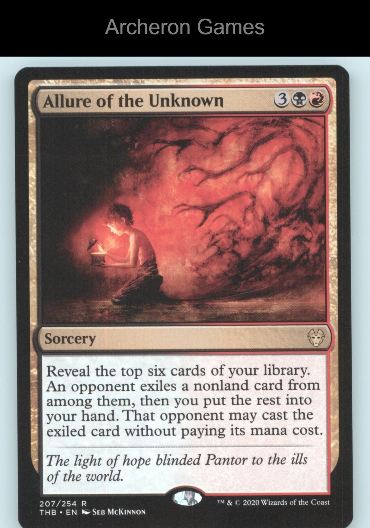 Allure of the Unknown 207 R MTG Card Theros Beyond Death