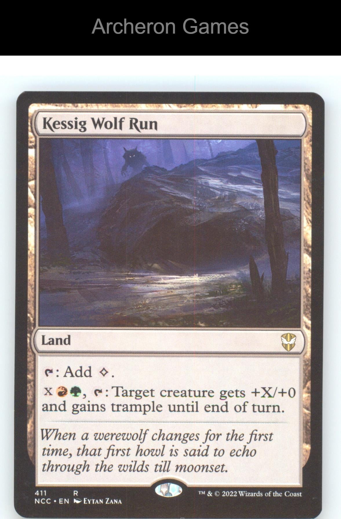 Kessig Wolf Run NCC 411 R MTG Card NM/EX+