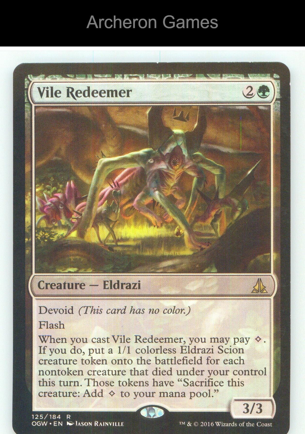 Vile Redeemer OGW 125 R MTG Card NM/EX+