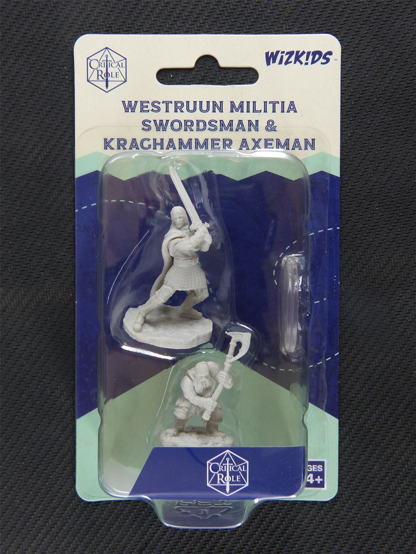 Westruun Militia Swordsman And Kraghammer Axeman - Critical Role - Wikids Miniature #JR