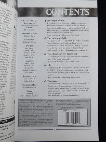 Inferno! Tales of Fantasy and Adventure #27 - Workshop Black Library Publication #1O9