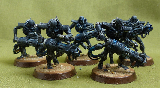 Immortals with Tesla Cannons painted - Necron - Warhammer 40K #506