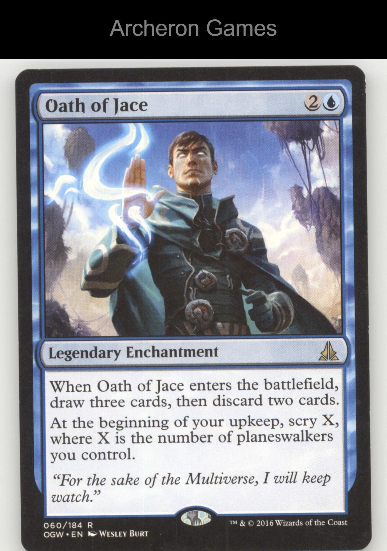 Oath of Jace 60 R MTG Card Oath of the Gatewatch
