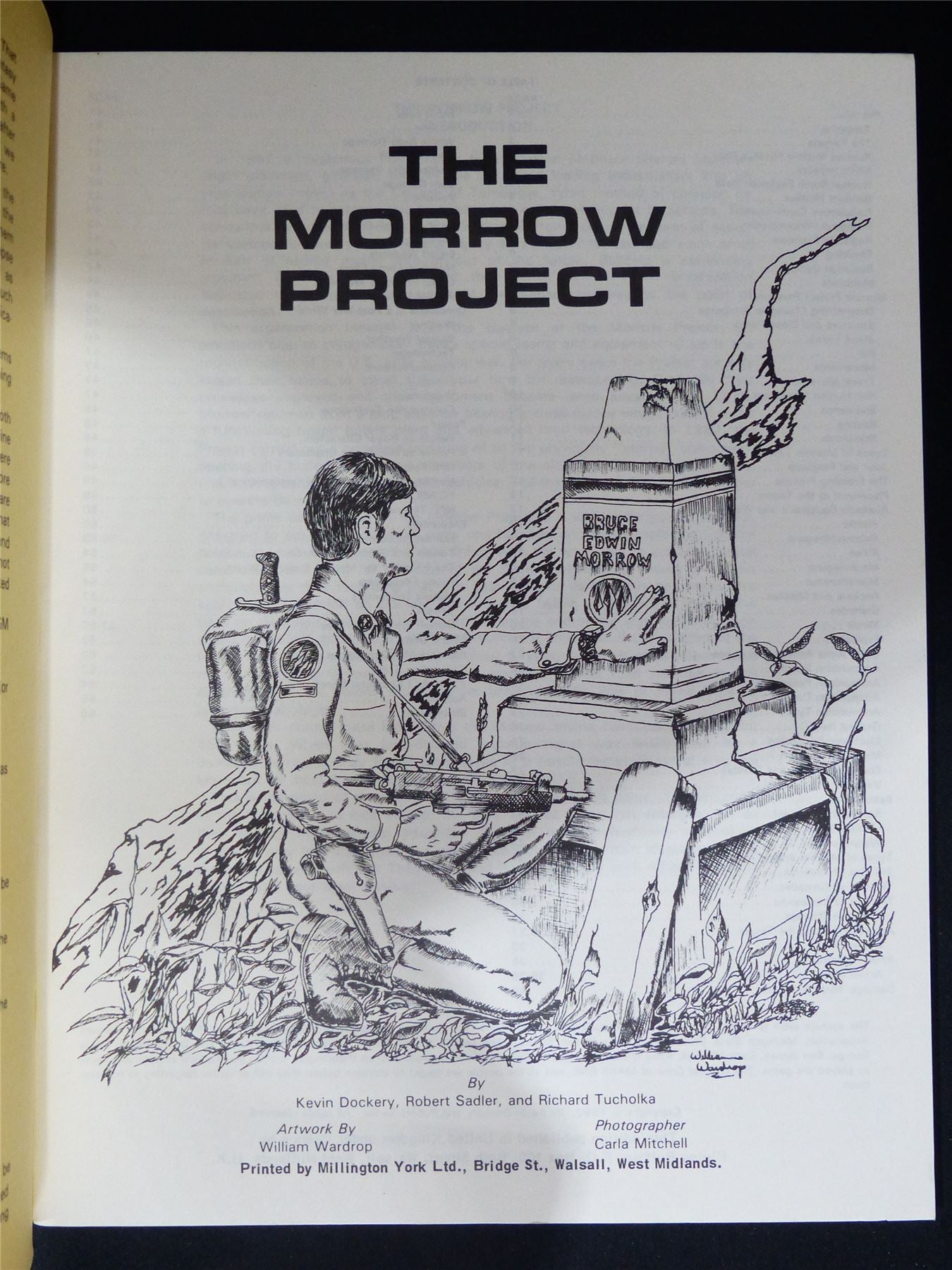 The Morrow Project - Roleplaying Booklet #2RG
