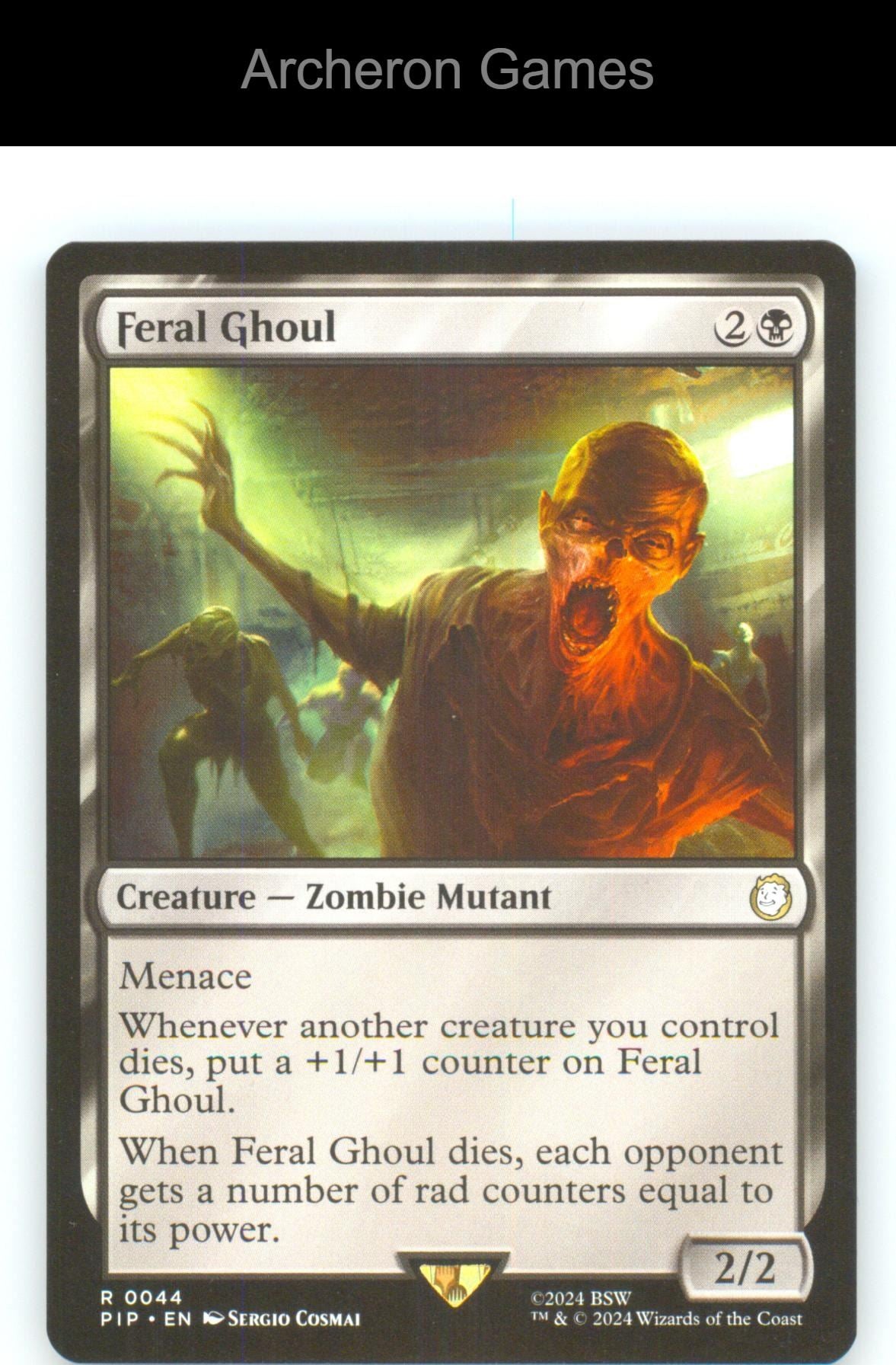 Feral Ghoul PIP 44 R MTG Card NM/EX+