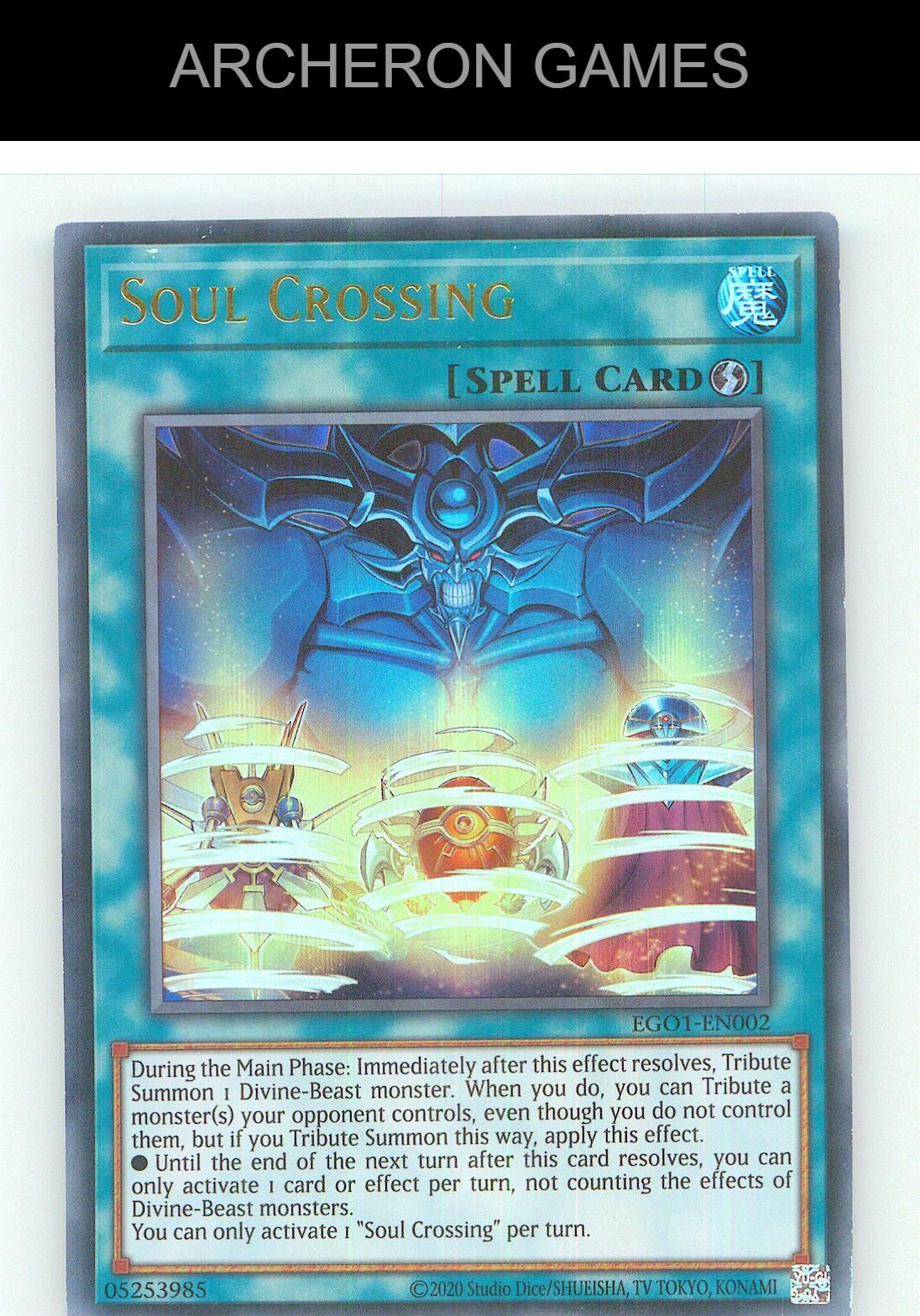 Soul Crossing Ultra Rare YUGIOH Card Unlimited