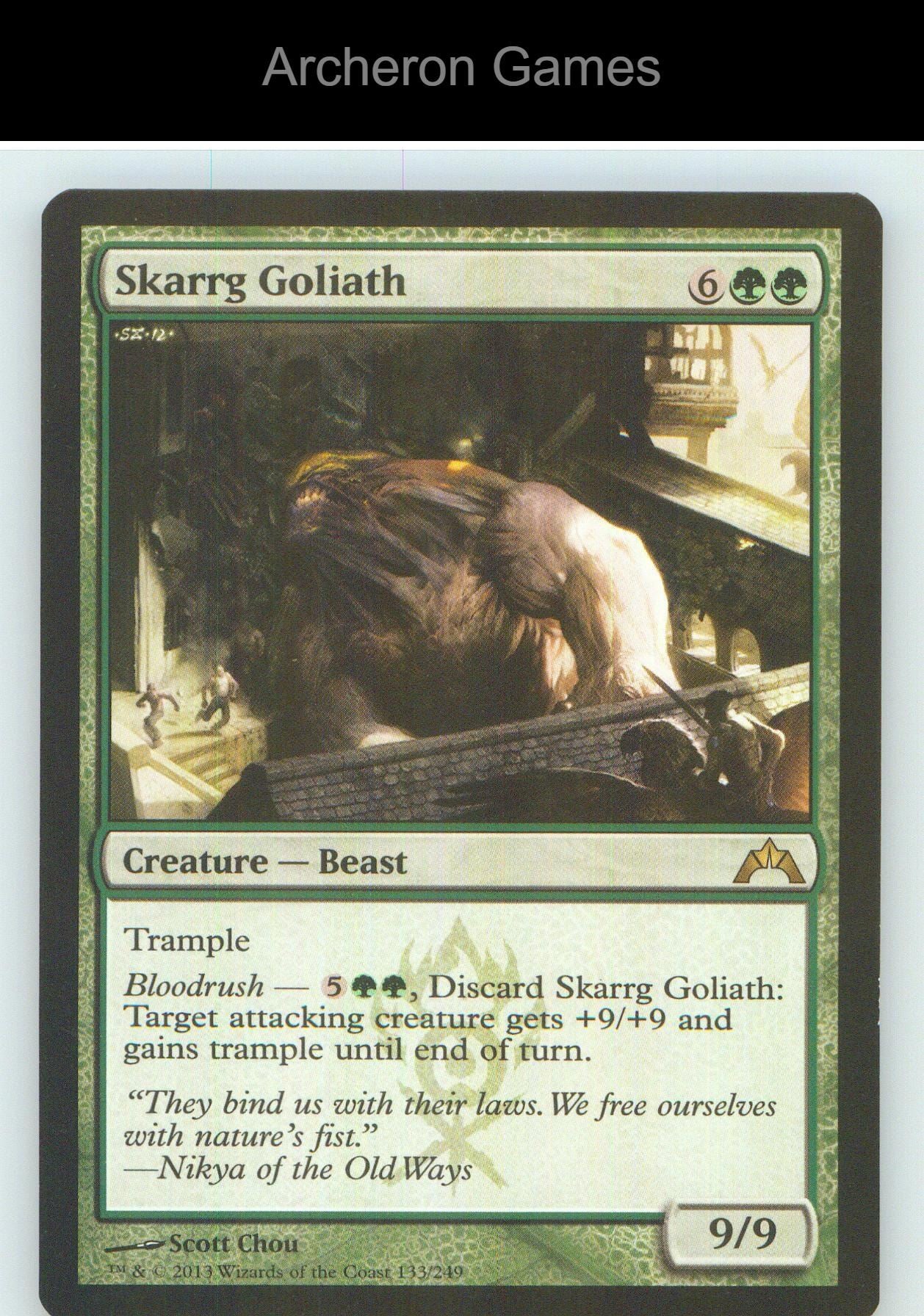 Skarrg Goliath GTC 133 R MTG Card NM/EX+