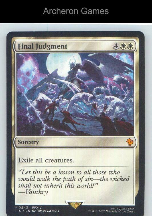 Final Judgment FIC 243 Mythic MTG Card NM/EX+