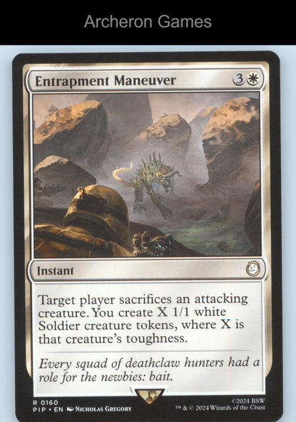 Entrapment Maneuver 160 R MTG Card Universes Beyond: Fallout