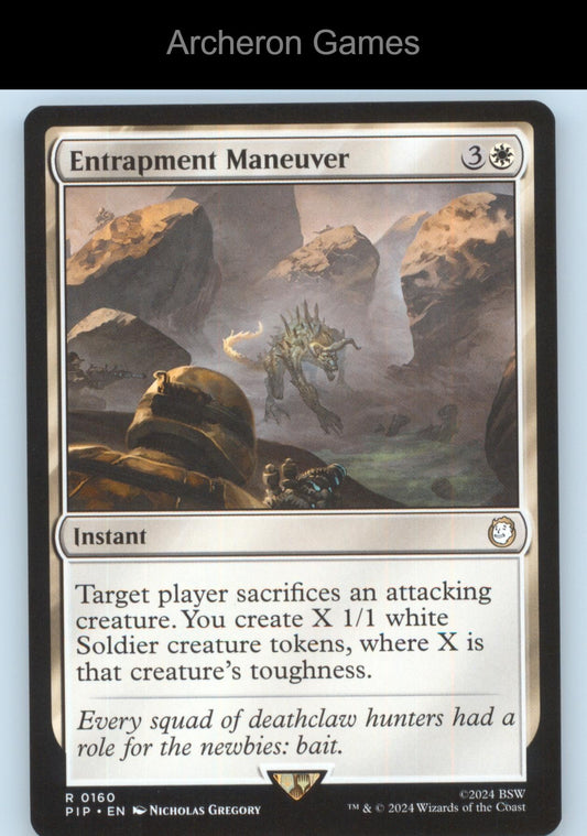 Entrapment Maneuver 160 R MTG Card Universes Beyond: Fallout