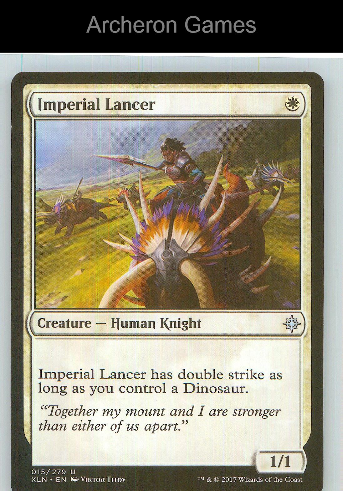 Imperial Lancer XLN 15 UC MTG Card NM/EX+