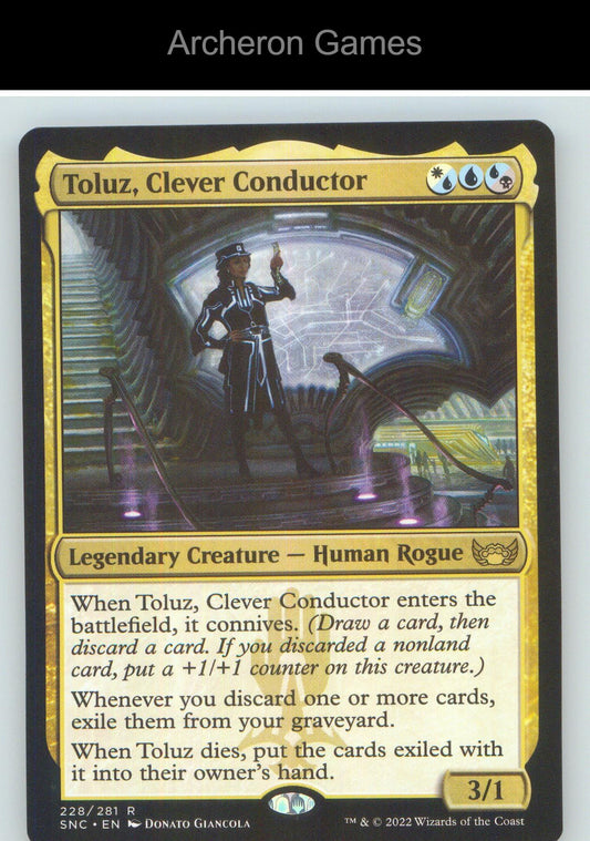 Toluz, Clever Conductor SNC 228 R MTG Card NM/EX+