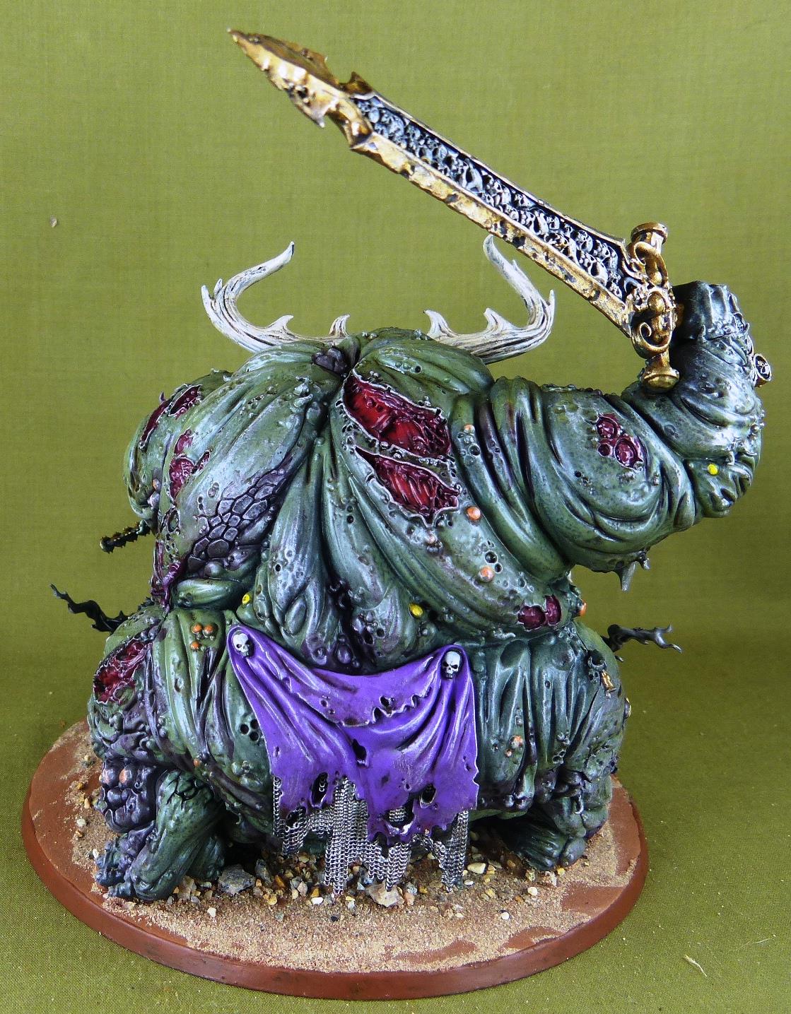 Great unclean one - daemons of nurgle - painted - Warhammer AoS 40k #3E1