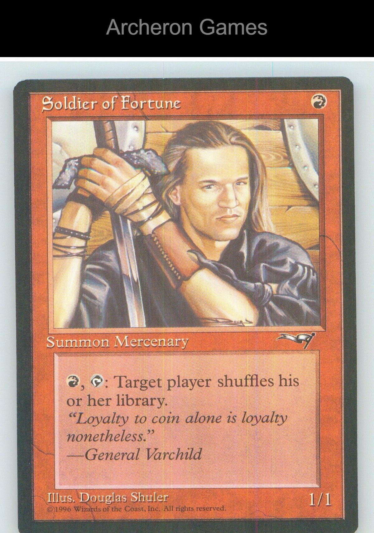 Soldier of Fortune ALL UC MTG Card NM/EX+