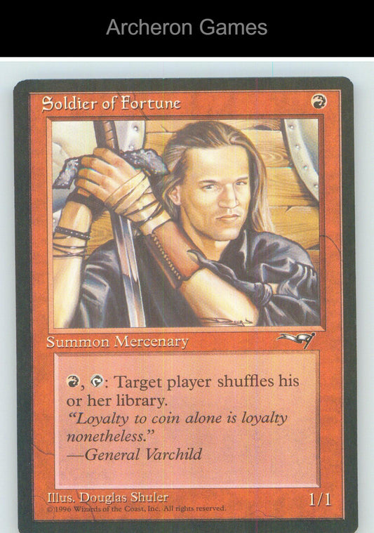 Soldier of Fortune ALL UC MTG Card NM/EX+