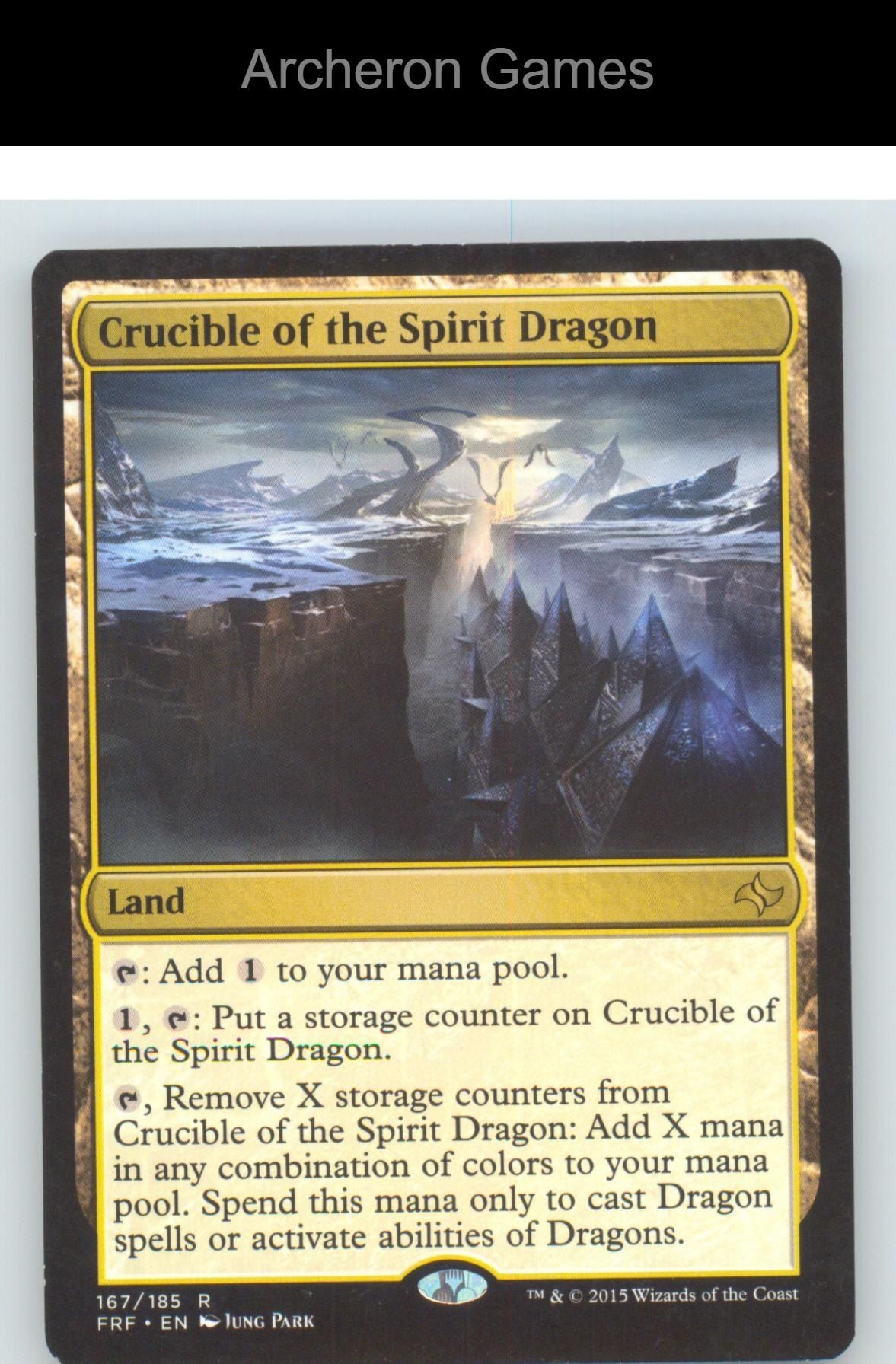 Crucible of the Spirit Dragon FRF 167 R MTG Card NM/EX+
