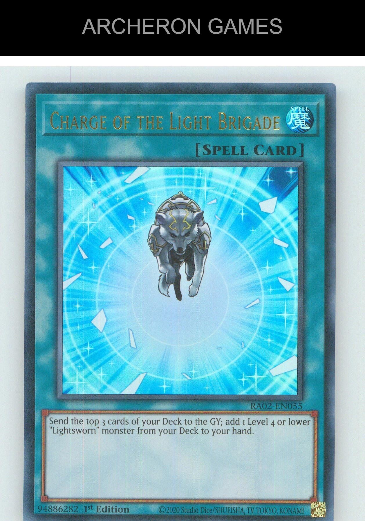 Charge of the Light Brigade (UR) UR YUGIOH Card 1st Edition
