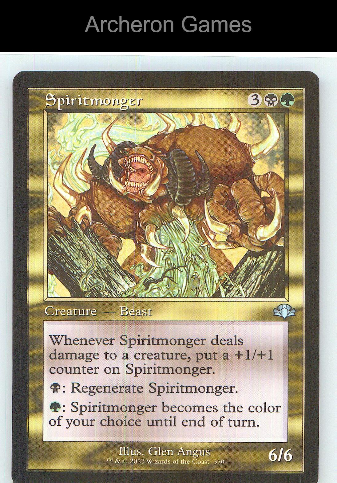Spiritmonger (Retro Frame) DMR 370 UC MTG Card NM/EX+
