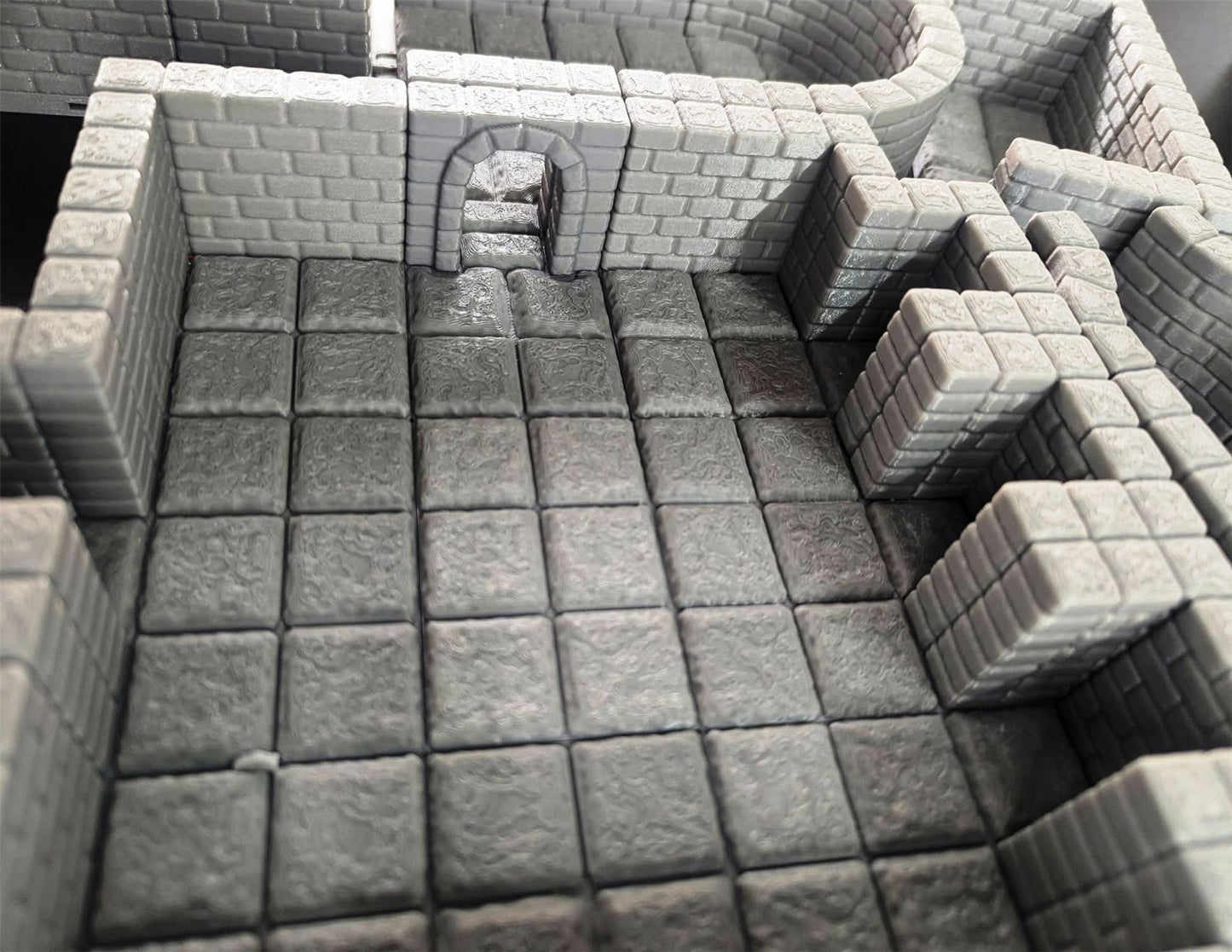 Large Modular Dungeon scenery - Interchangeble parts and setups #32A