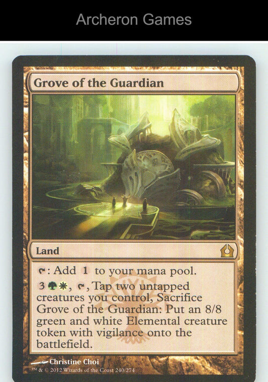 Grove of the Guardian RTR 240 R MTG Card NM/EX+