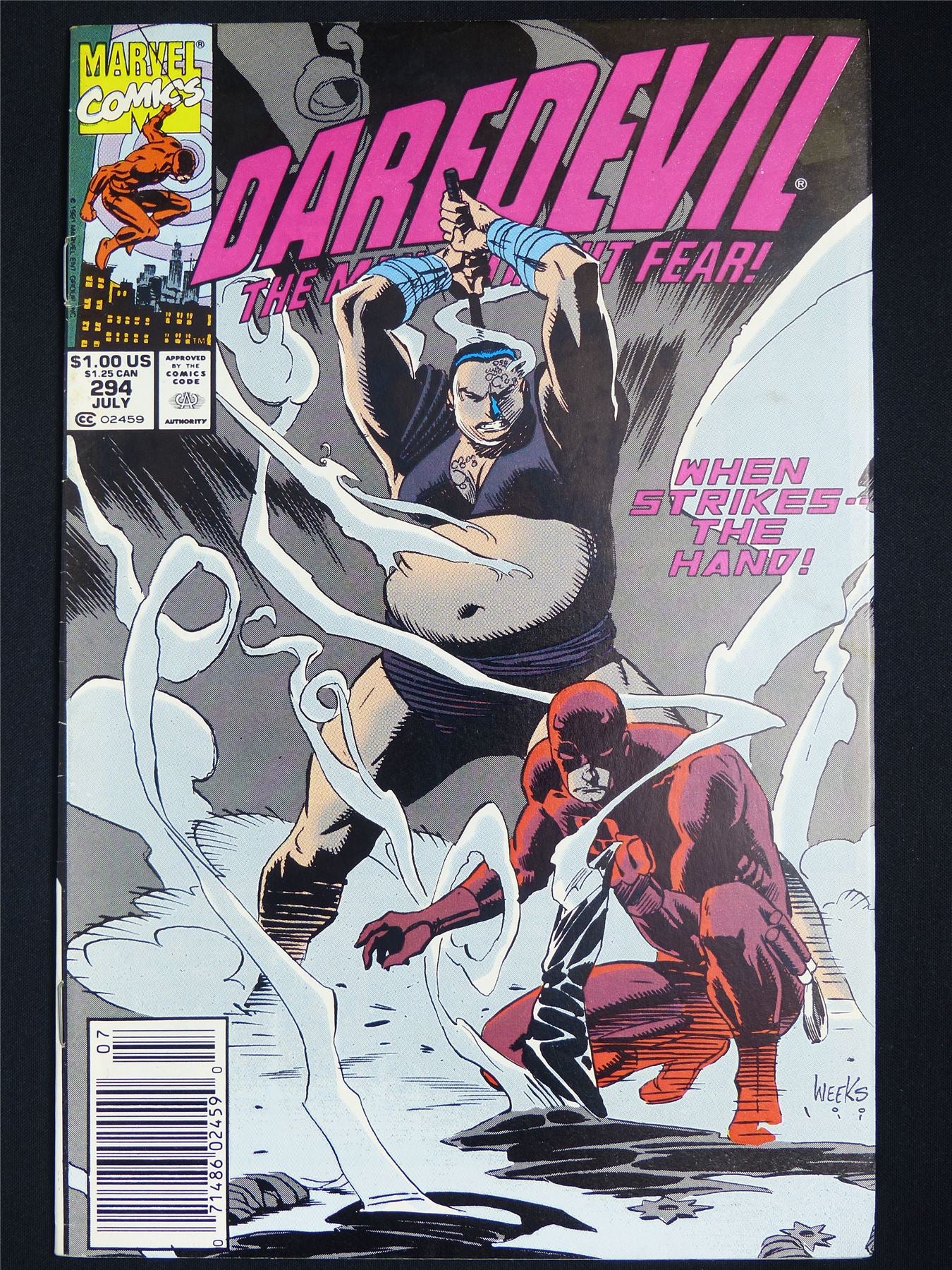 DAREDEVIL #294 - Marvel Comic #5JI
