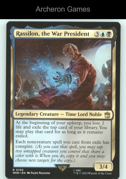 Rassilon, the War President 150 R MTG Card Universes Beyond: Doctor Who