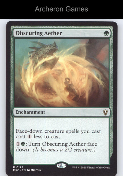 Obscuring Aether 179 R MTG Card Commander: Murders at Karlov Manor