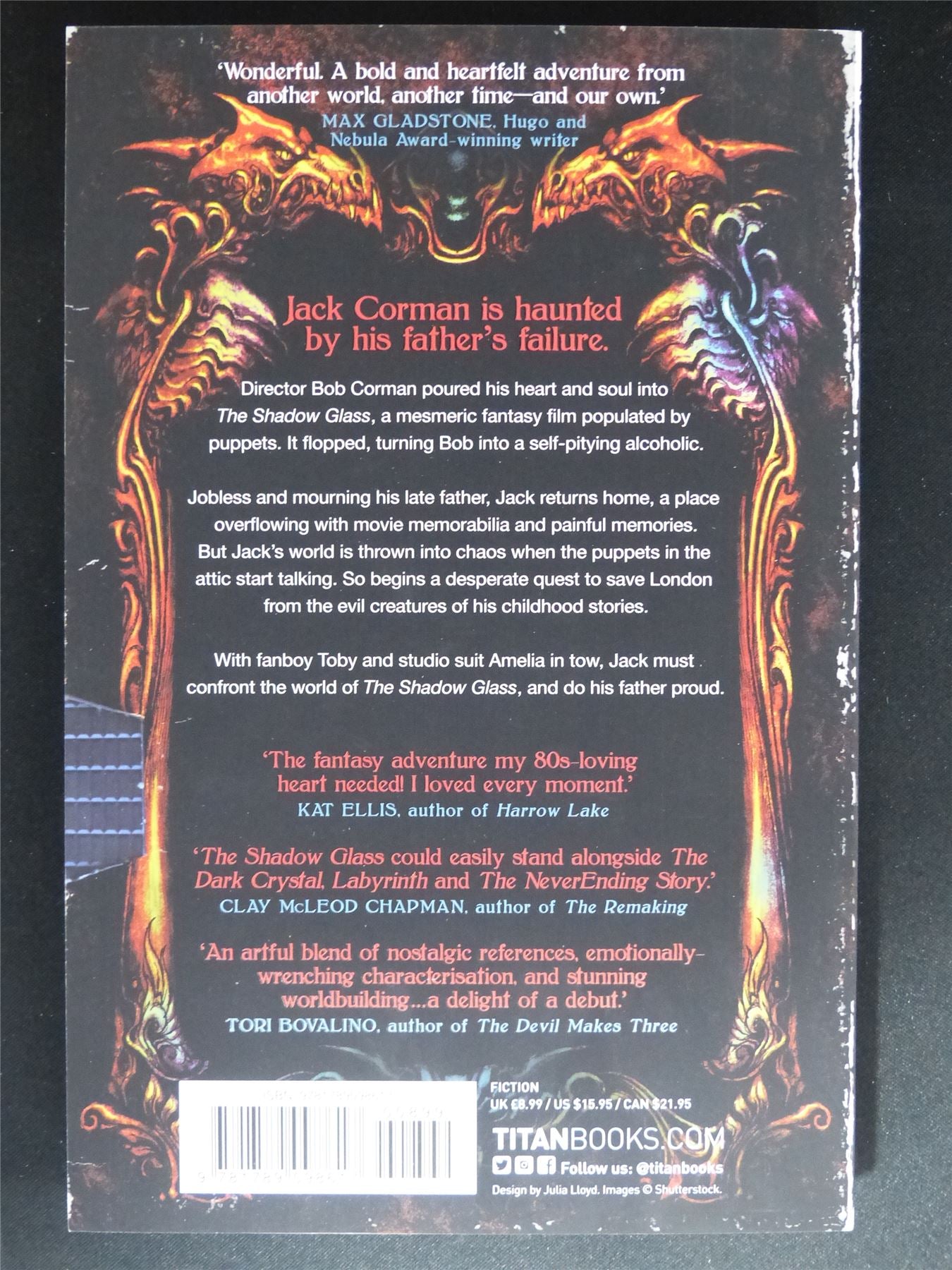 The Shadow Glass - Titan Novel Softback #OX