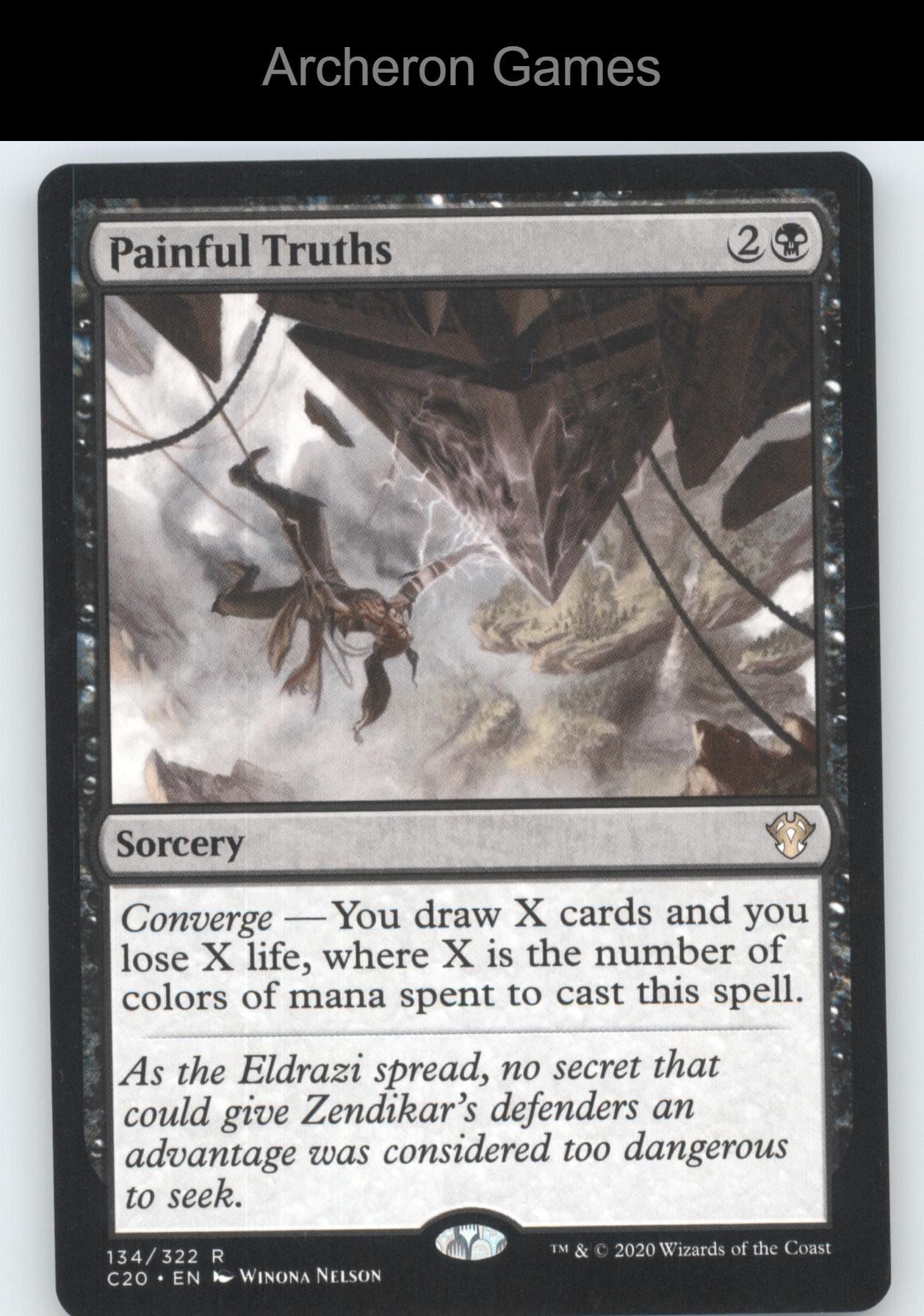 Painful Truths 134 R MTG Card Commander 2020
