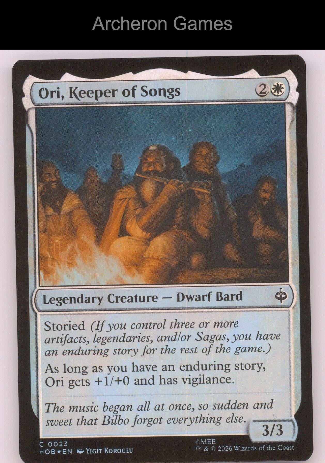 Ori, Keeper of Songs HOB 23 C MTG Card The Hobbit