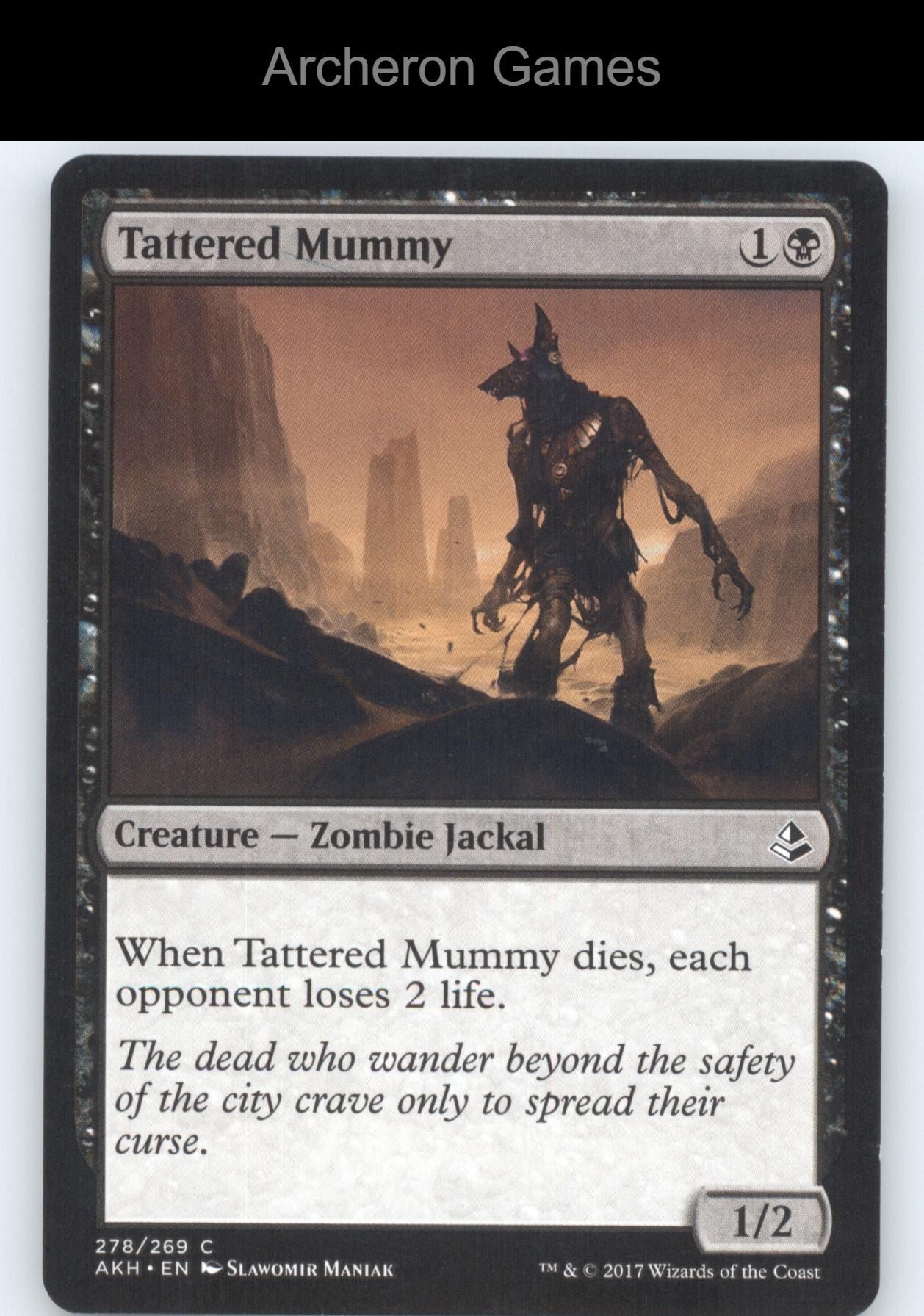 Tattered Mummy 278 C MTG Card Amonkhet
