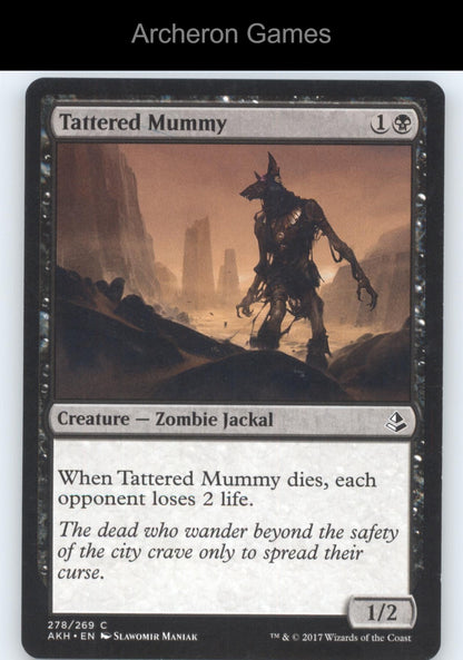 Tattered Mummy 278 C MTG Card Amonkhet
