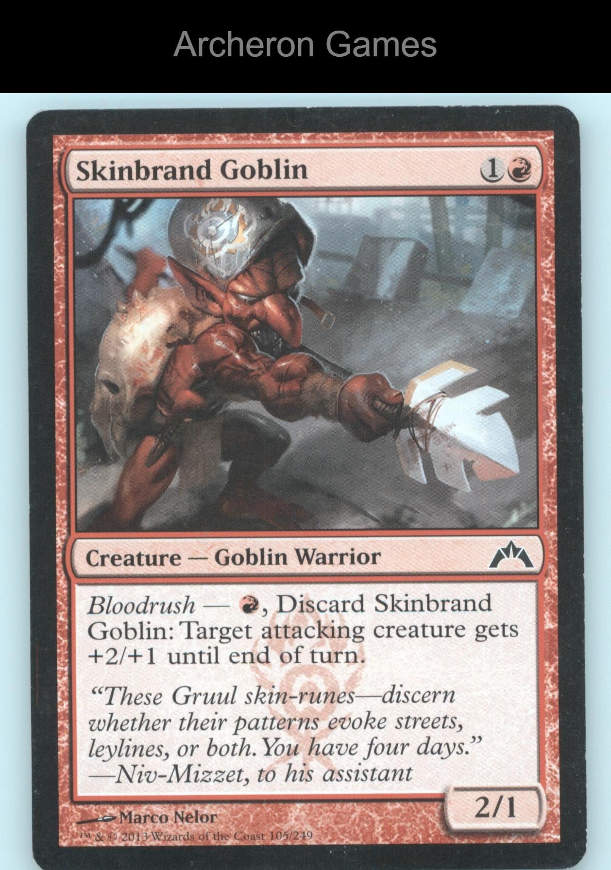 Skinbrand Goblin 105 C MTG Card Gatecrash