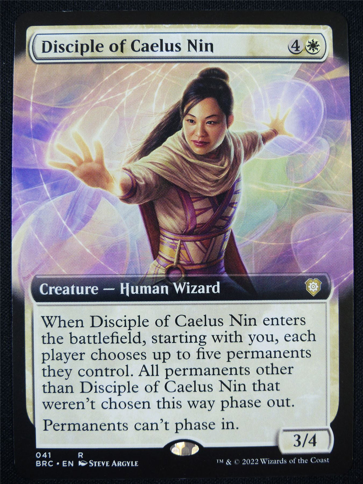 Disciple of Caelus Nin Extended Art - Mtg Card #2UR