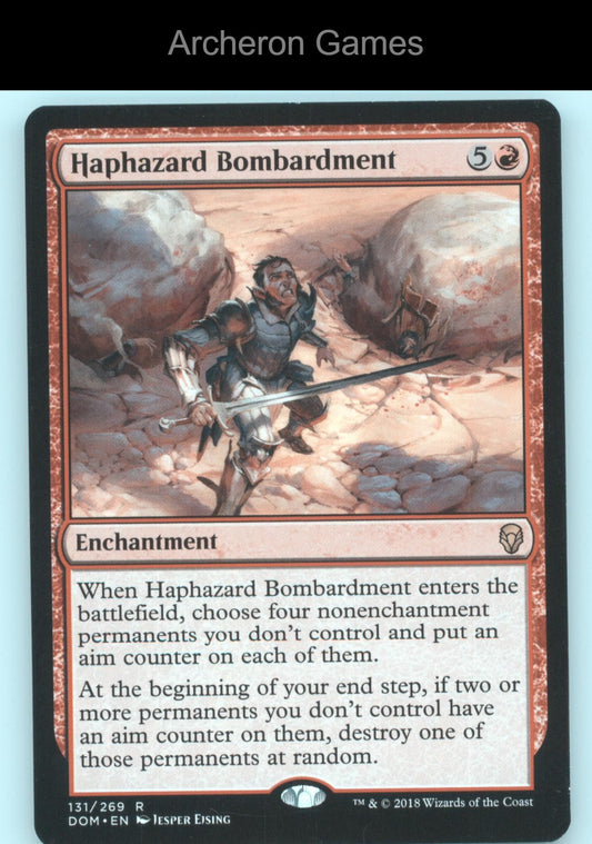 Haphazard Bombardment 131 R MTG Card Dominaria