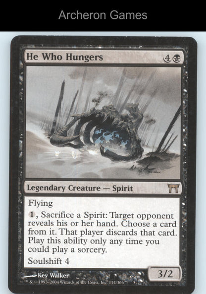 He Who Hungers 114 R MTG Card Champions of Kamigawa