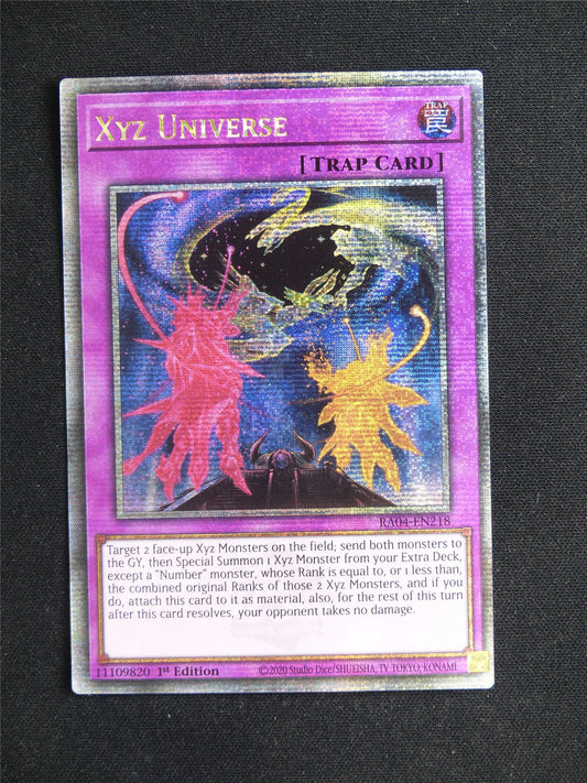 XYZ Universe RA04 Quarter Century Rare - 1st ed Yugioh Card #229