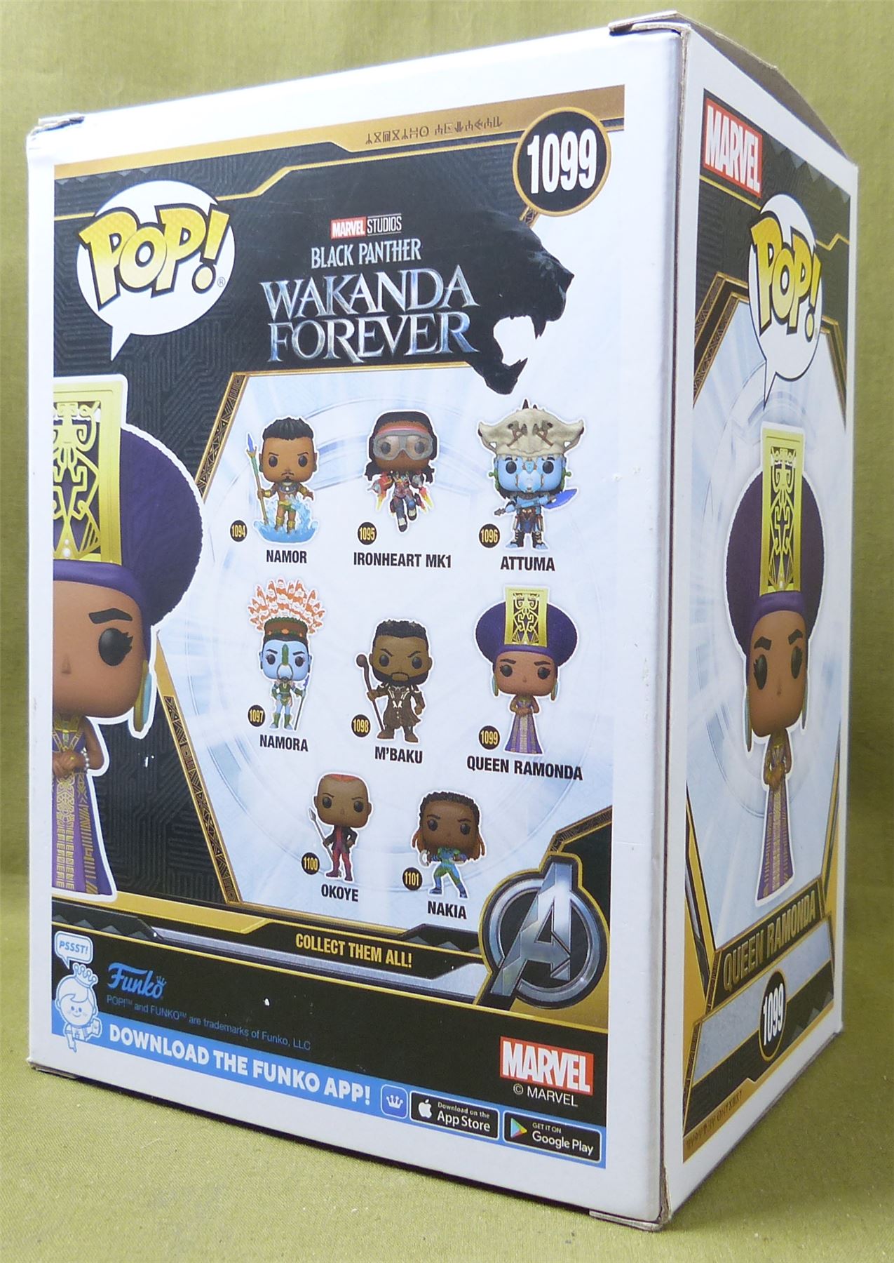 Queen Ramonda 1099 - Marvel Black Panther - Funko Pop! Figure #6BG