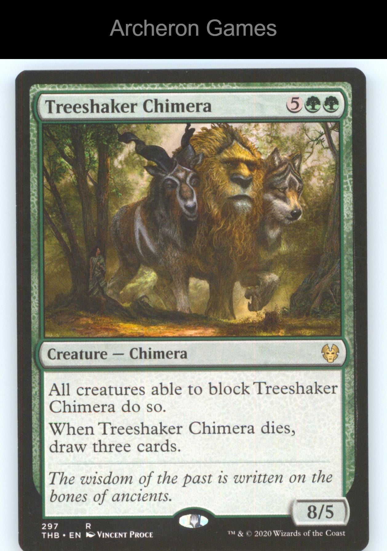 Treeshaker Chimera 297 R MTG Card Theros Beyond Death