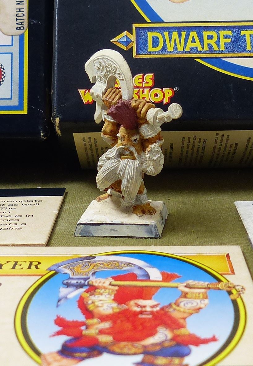 Classic Metal Dwarf Trollslayer - Warhamer Quest #4X5